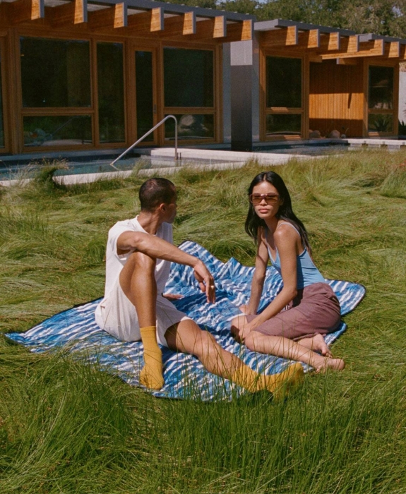 Slow Tide - Kyoto Packable Picnic Blanket
