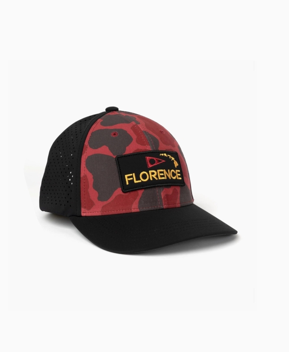 Florence Marine X - Camo Airtex Trucker Hat