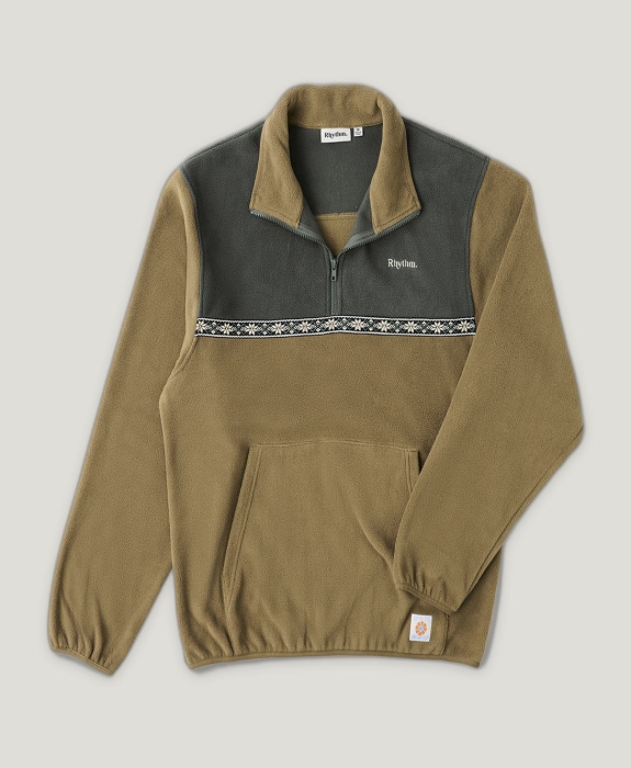 Rhythm - Alder Half Zip Pullover