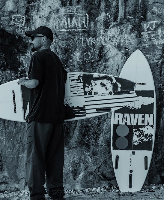 HaydenShapes Surfboards - Raven PU 5’11