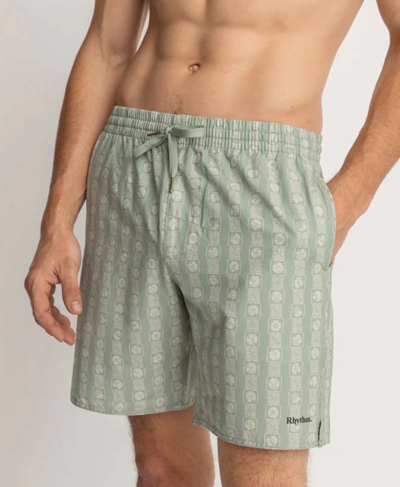 Rhythm - Tile Stripe Beach Short