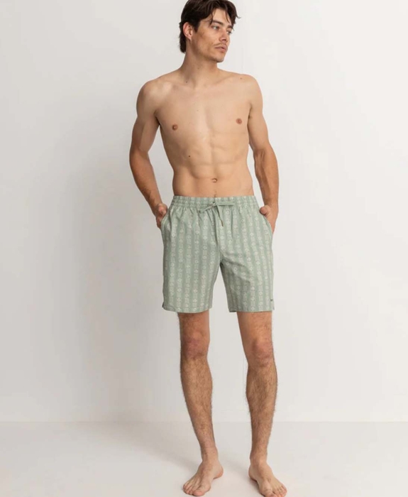 Rhythm - Tile Stripe Beach Short