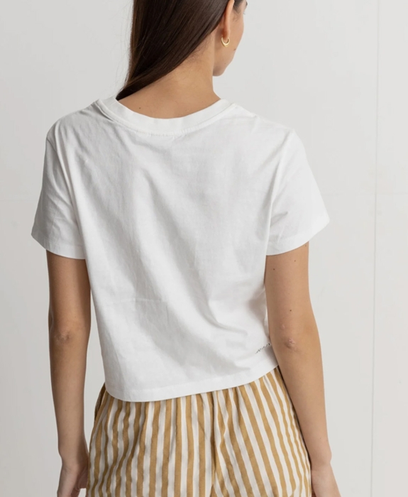 Rhythm - Fern Vintage Crop Crew Tee