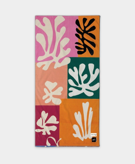 Slow Tide - Snow Flowers Towel
