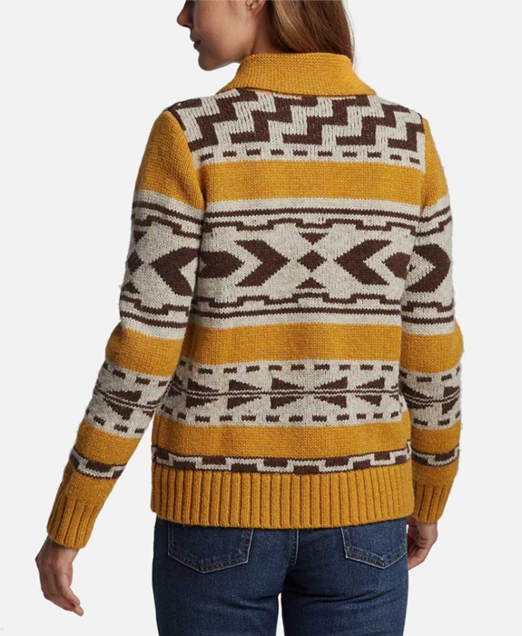 Pendleton - Graphic Shetland Zip Sweater