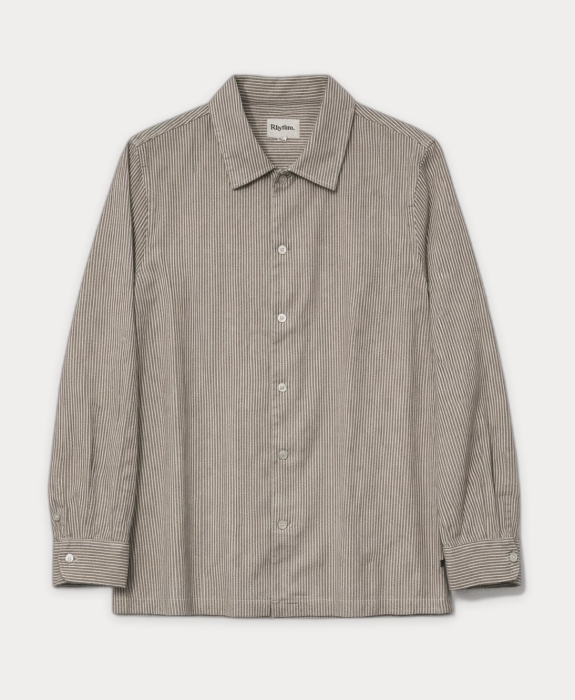 Rhythm - Bank Stripe LS Shirt