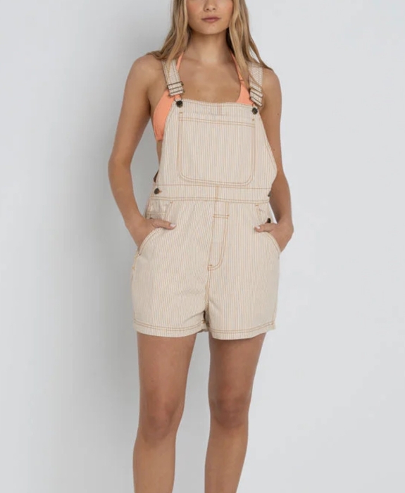 Rhythm - Willa Stripe Short Overall
