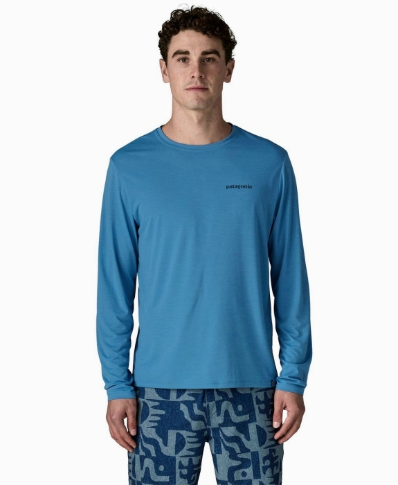 Patagonia - M's L/S Cap Cool Daily Shirt - Boardshort Logo