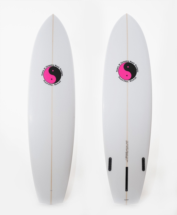 Town & Country Surfboards - Fantastic Acid Mid Length Diamond Tail 7'2