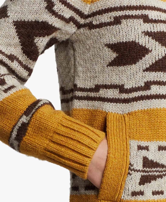 Pendleton - Graphic Shetland Zip Sweater