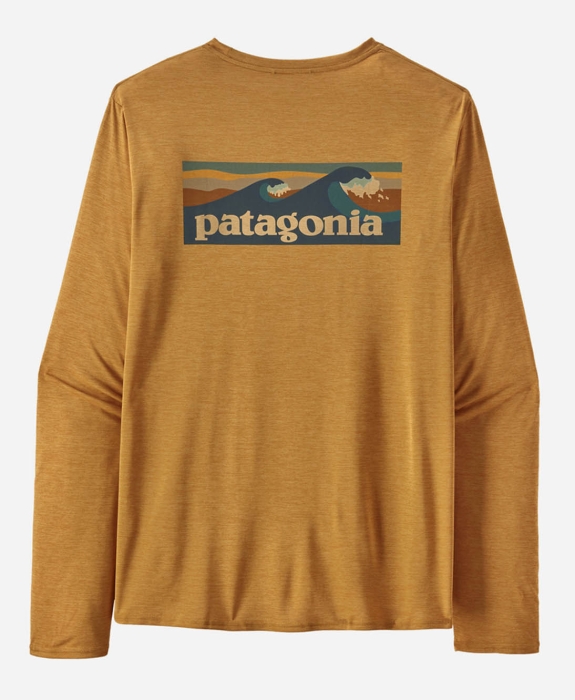 Patagonia - M's LS Cap Cool Daily Graphic Shirt - Waters