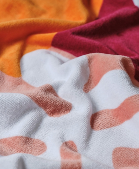 Slow Tide - Snow Flowers Towel
