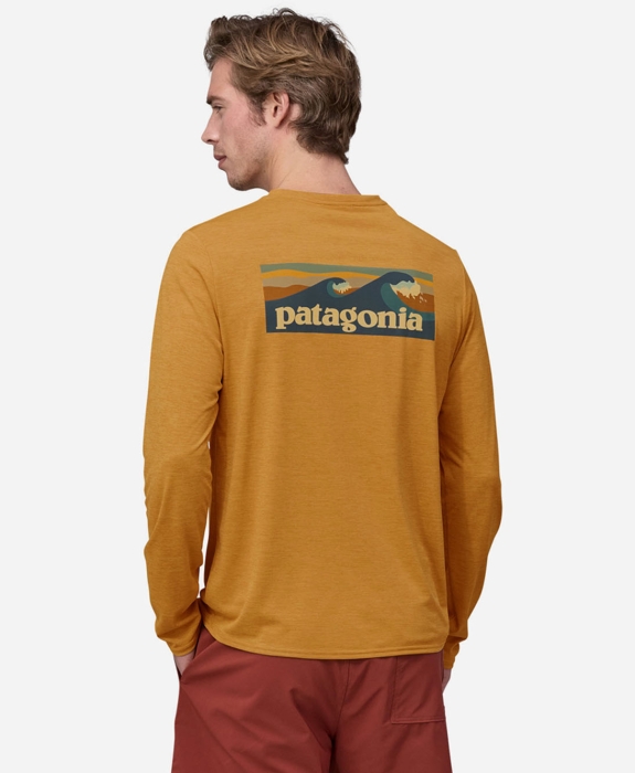 Patagonia - M's LS Cap Cool Daily Graphic Shirt - Waters
