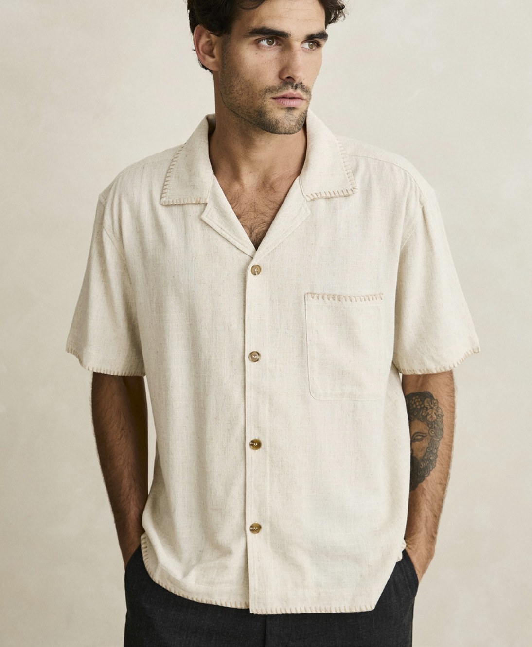 Rhythm - Relaxed Whip Stitch SS Shirt