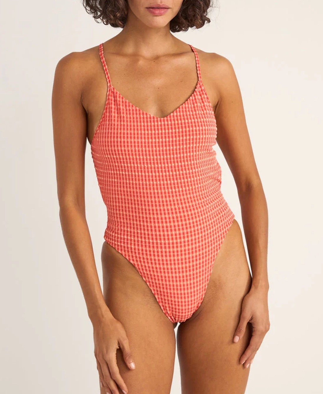 Rhythm - Lola Check Cross Back One Piece
